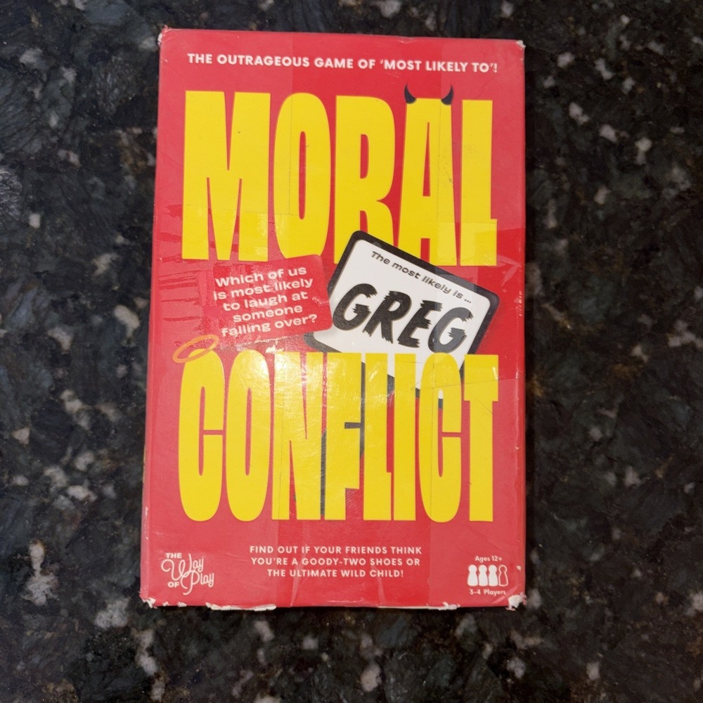 Moral Conflict Game NEW in‎  Open Box